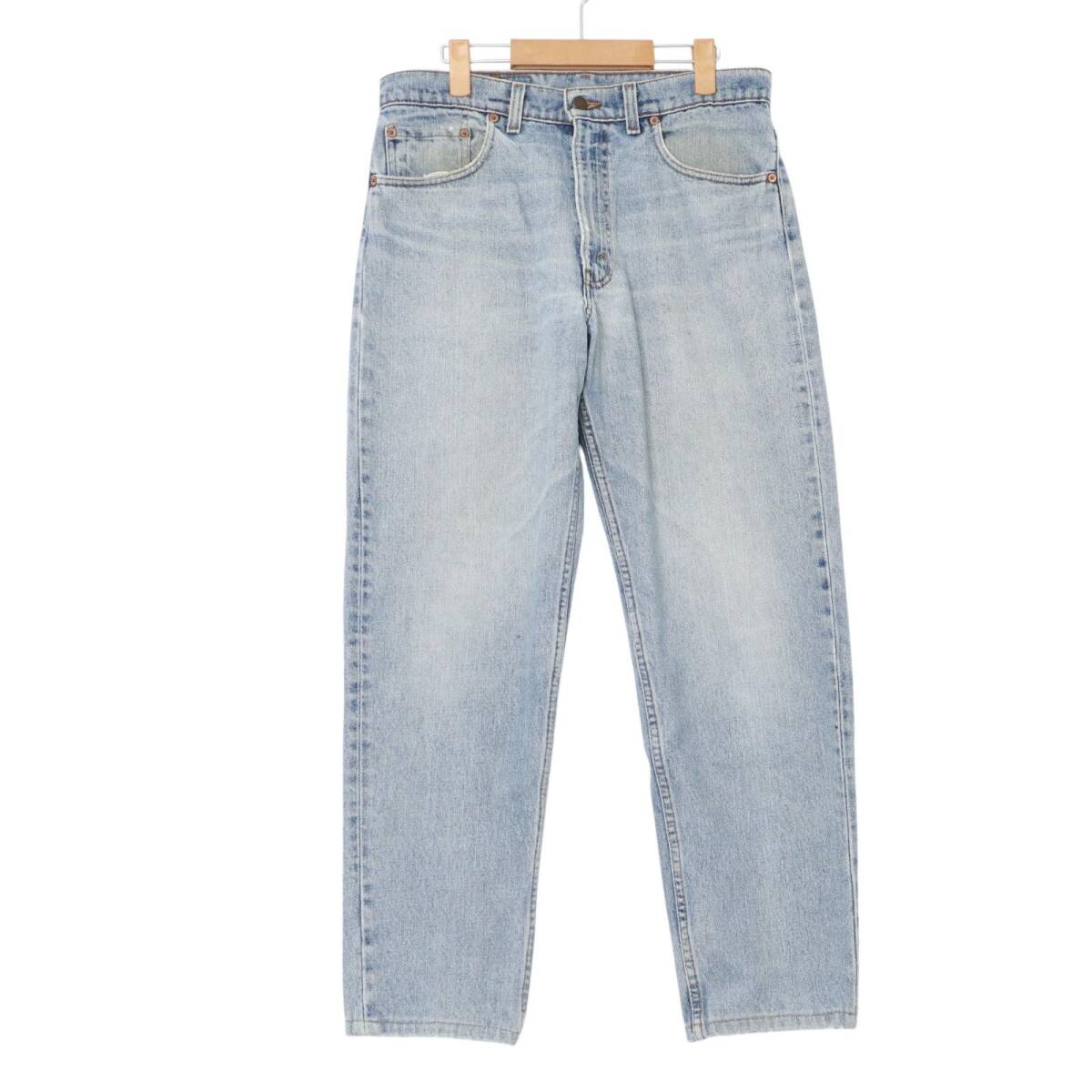 90年代 USA製 Levi's リーバイス 550 デニムパンツ ブルー (メンズ W32 L30) 中古 古着 A2540拍卖