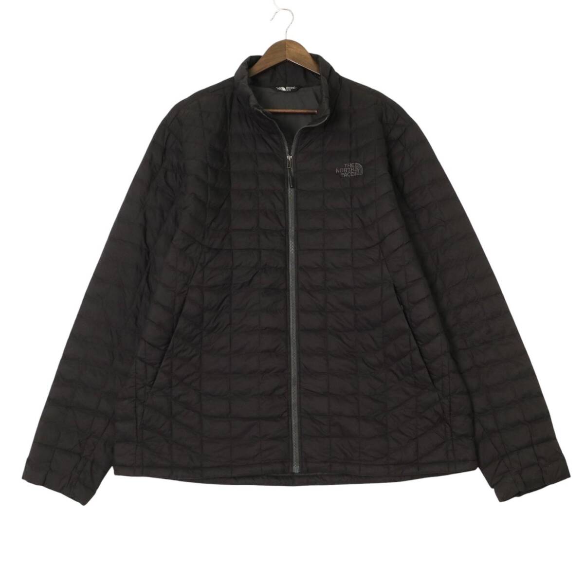 THE NORTH FACE ノースフェイス THERMO BALL サーモボール 中綿 ナイロン ジャケット アウトドア ブラック (メンズ XL) 中古 古着 A2593拍卖