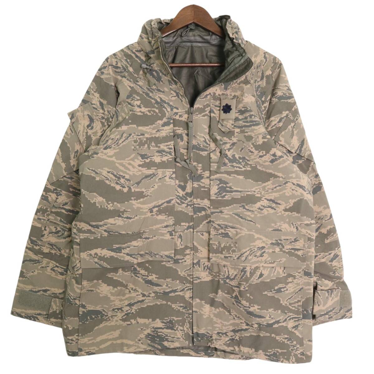 00年代 米軍実物 U.S.AIRFORCE APECS GORETEX パーカー ミリタリー ABUカモ セージグリーン (メンズ MEDIUM REGULAR) 中古 古着 A2694拍卖