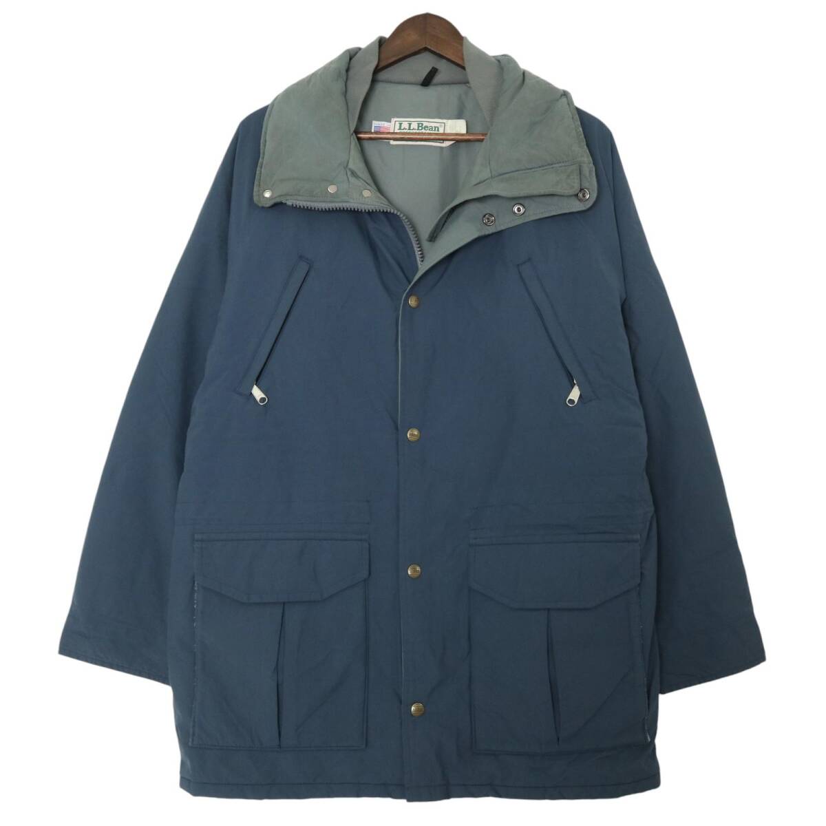 80年代 USA製 L.L.Bean エルエルビーン メイン ワーデンズ パーカー GORE-TEX アウトドア ネイビー (メンズ M) 中古 古着 A1278拍卖