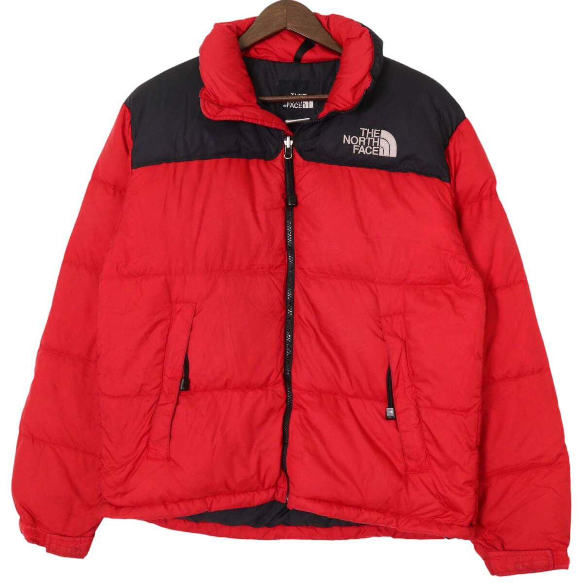 00年代 THE NORTH FACE ノースフェイス Nuptse ヌプシ ダウンジャケット アウトドア レッド (メンズ S) 中古 古着 A1511拍卖