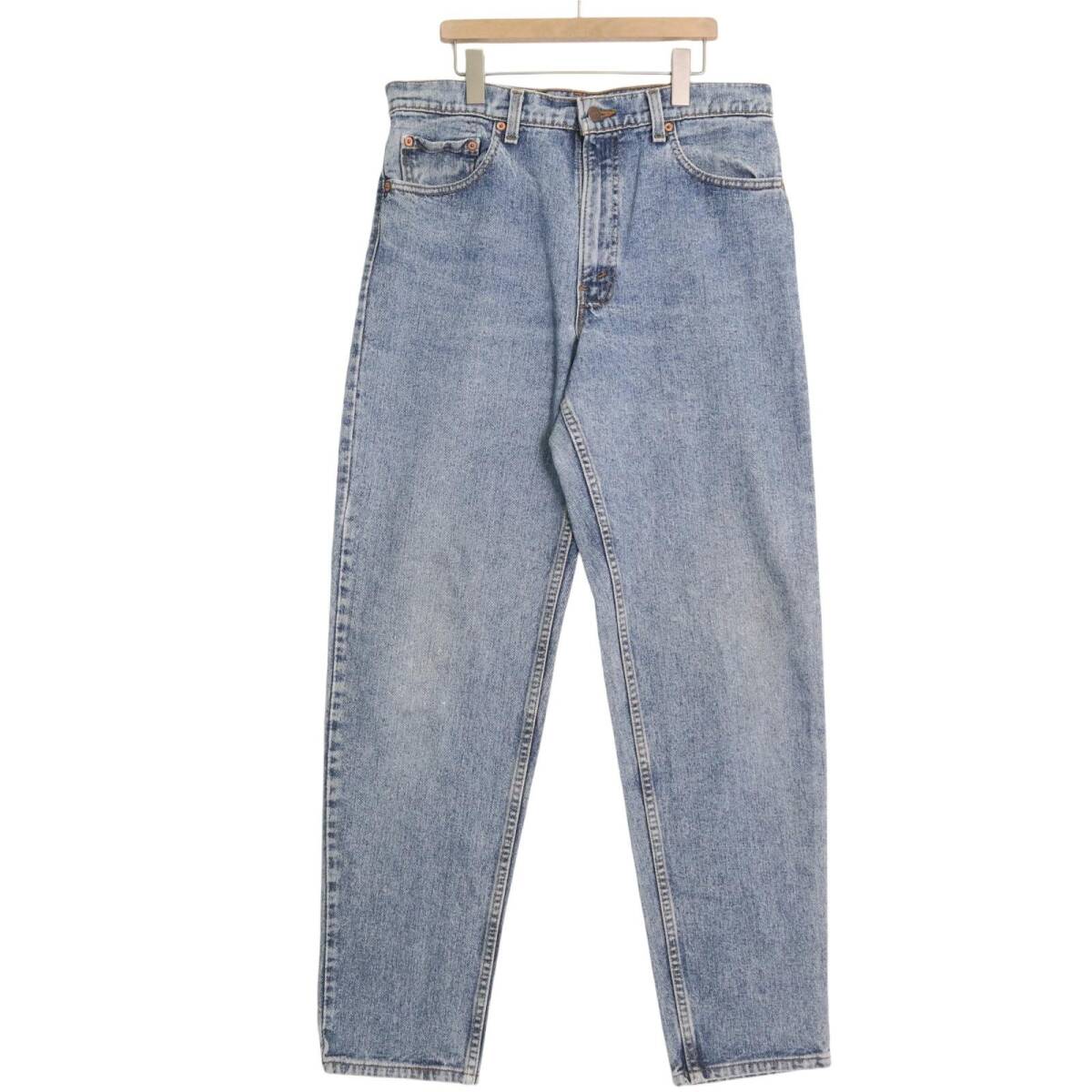 90年代 USA製 Levi's リーバイス 550 デニムパンツ ブルー (メンズ W33相当) 中古 古着 A1517拍卖
