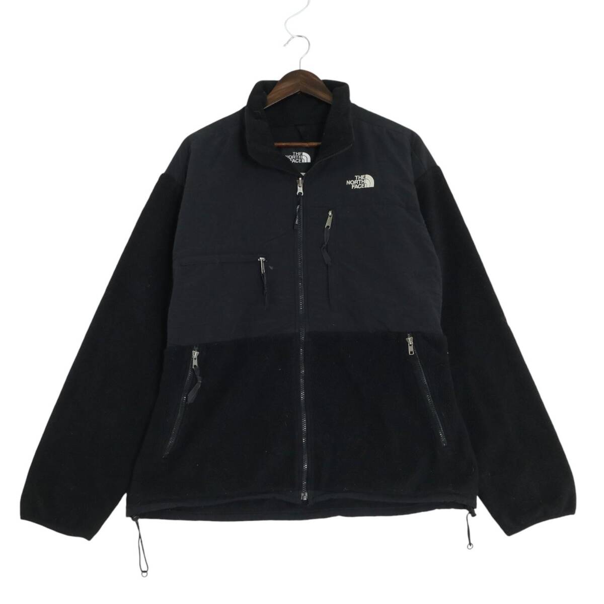 THE NORTH FACE ノースフェイス Denali デナリ フリースジャケット アウトドア ブラック (メンズ L) 中古 古着 A1539拍卖