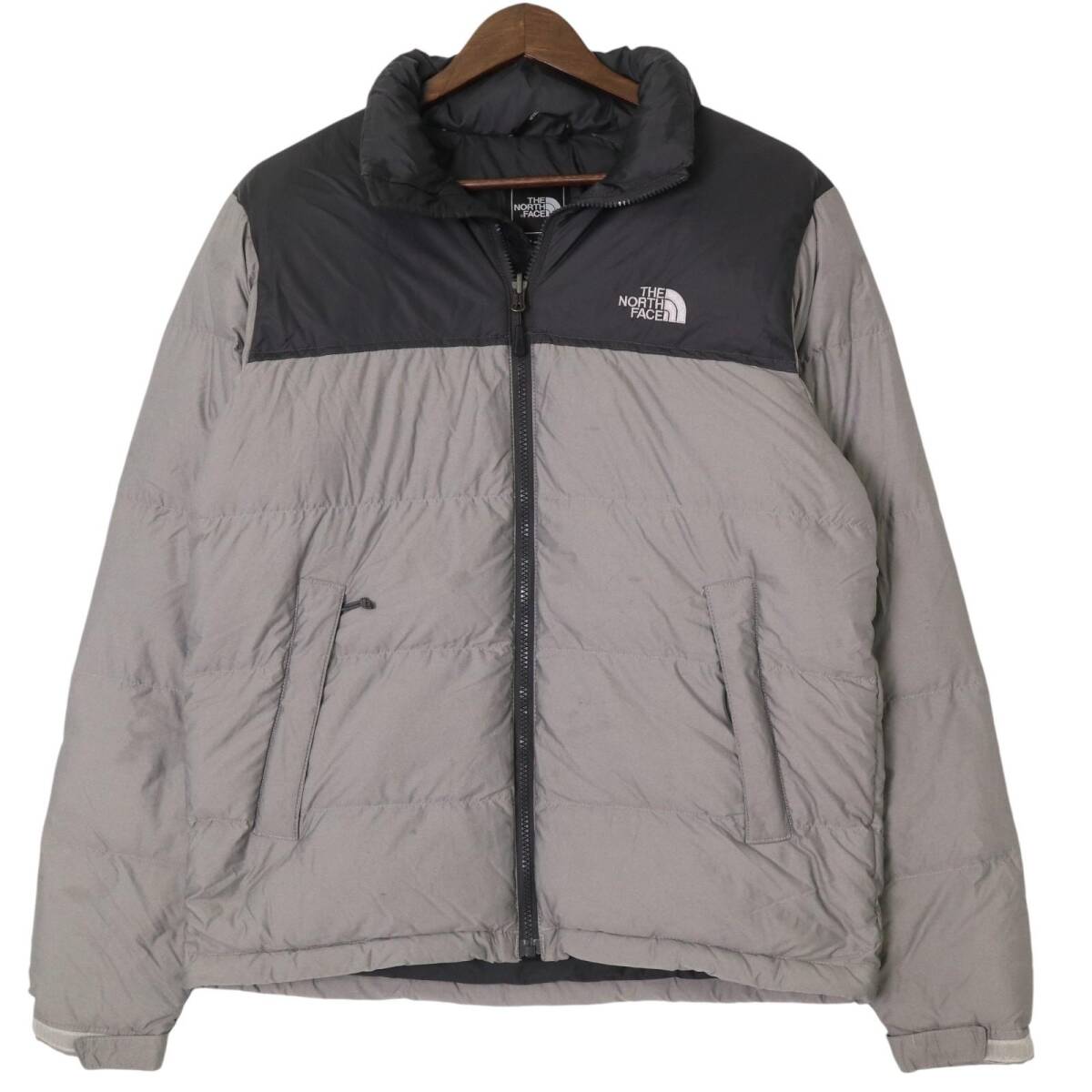 THE NORTH FACE ノースフェイス Nuptse ヌプシ ダウンジャケット アウトドア グレー (メンズ S) 中古 古着 A1962拍卖