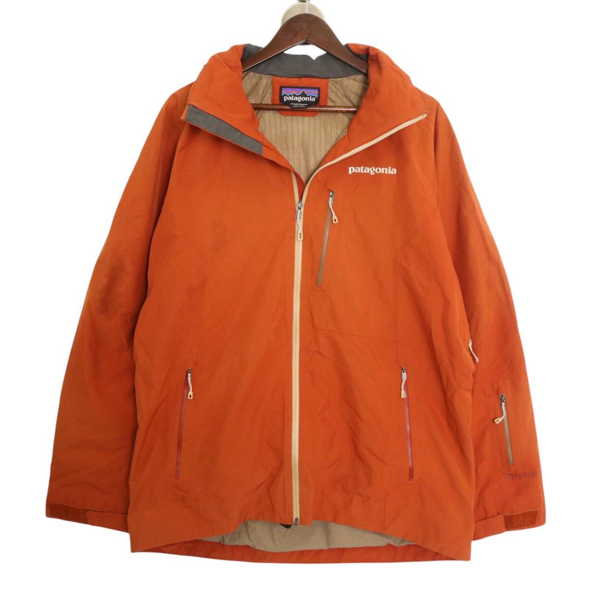 patagonia パタゴニア パウダーボウルジャケット GORE-TEX マウンテンパーカー アウトドア オレンジ (メンズ M) 中古 古着 A3869拍卖