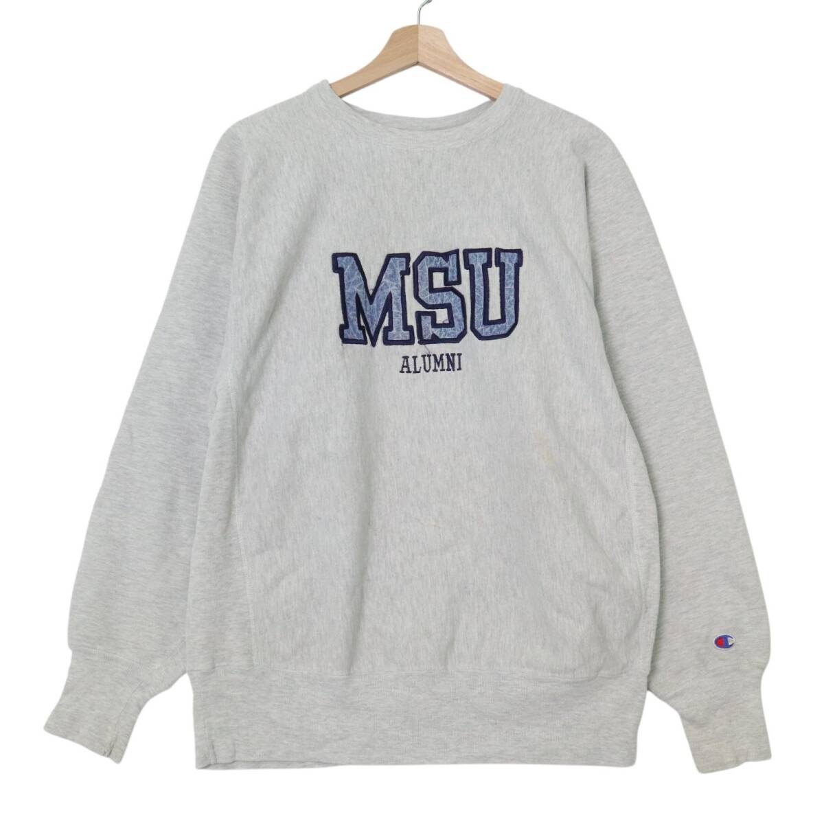 90年代 USA製 Champion チャンピオン REVERSE WEAVE リバースウィーブ スウェット グレー (メンズ XL) 中古 古着 A3995拍卖