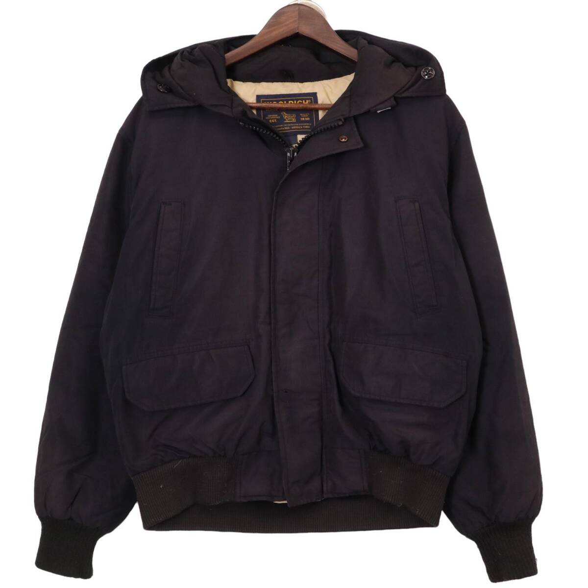 WOOLRICH ウールリッチ アークティックパーカー ダウンジャケット ブラック (メンズ S) 中古 古着 A0302拍卖