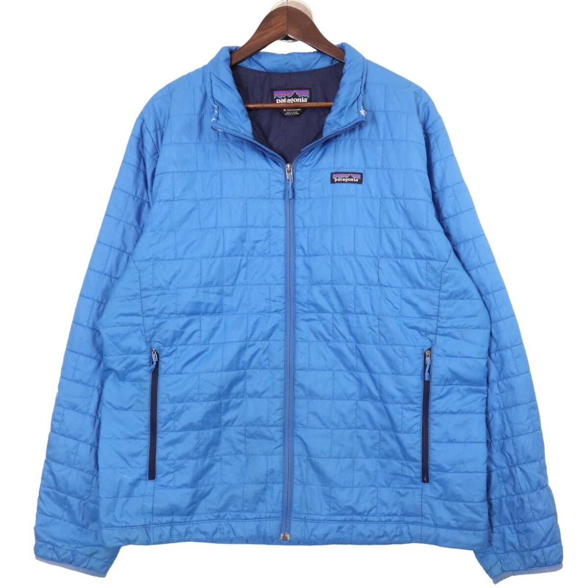 patagonia パタゴニア ナノパフ マウンテンジャケット 中綿ジャケット アウトドア ライトブルー (メンズ XL) 中古 古着 A0314拍卖