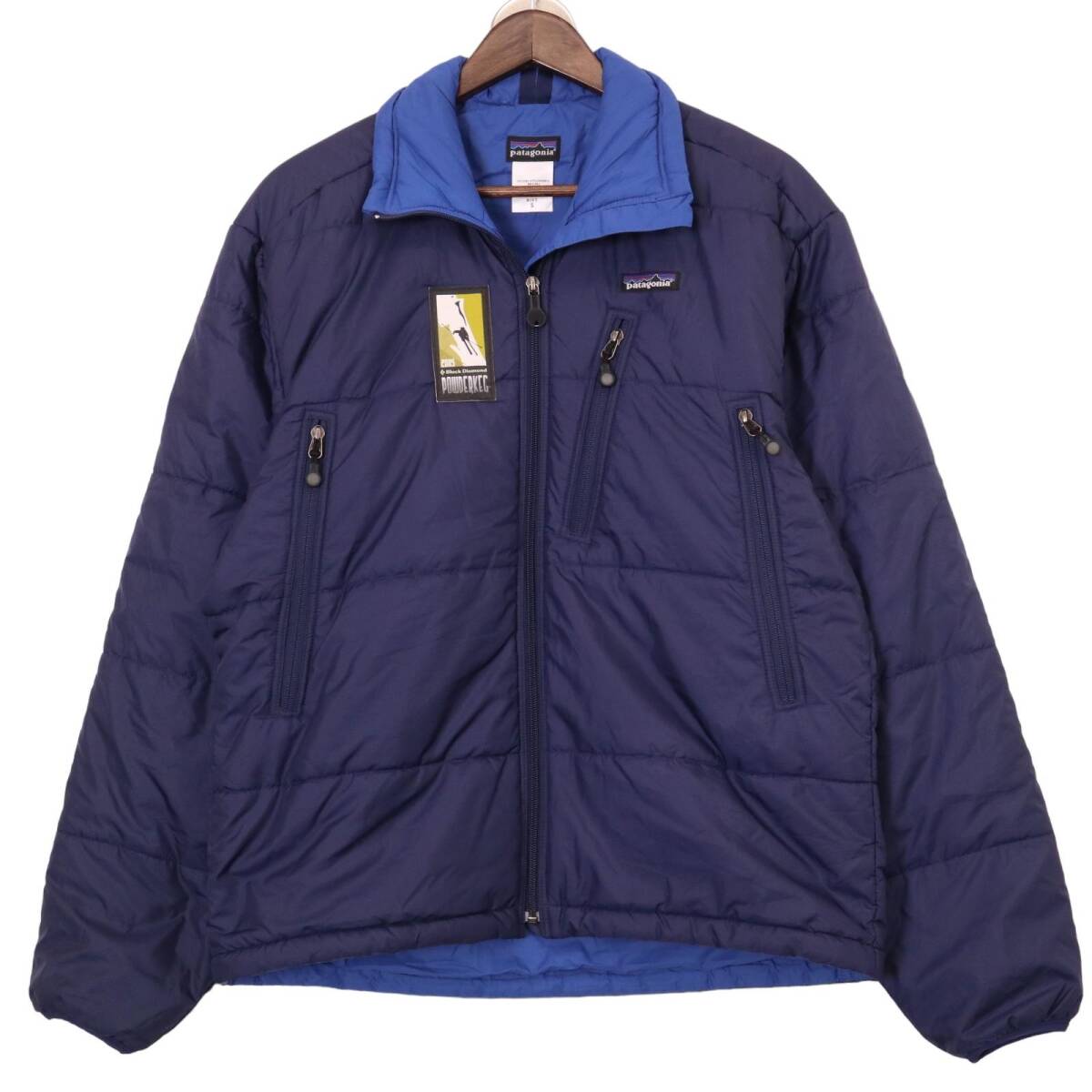 00年代 patagonia パタゴニア パフボール ジャケット アウトドア ネイビー (メンズ S) 中古 古着 A1134拍卖