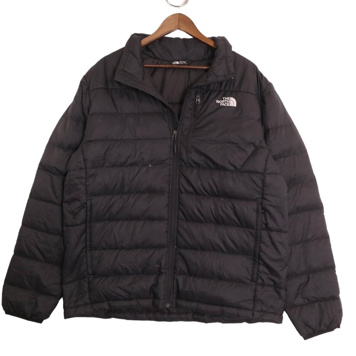 THE NORTH FACE ノースフェイス アコンカグアジャケット ダウンジャケット アウトドア ブラック (メンズ XL) 中古 古着 A1038拍卖