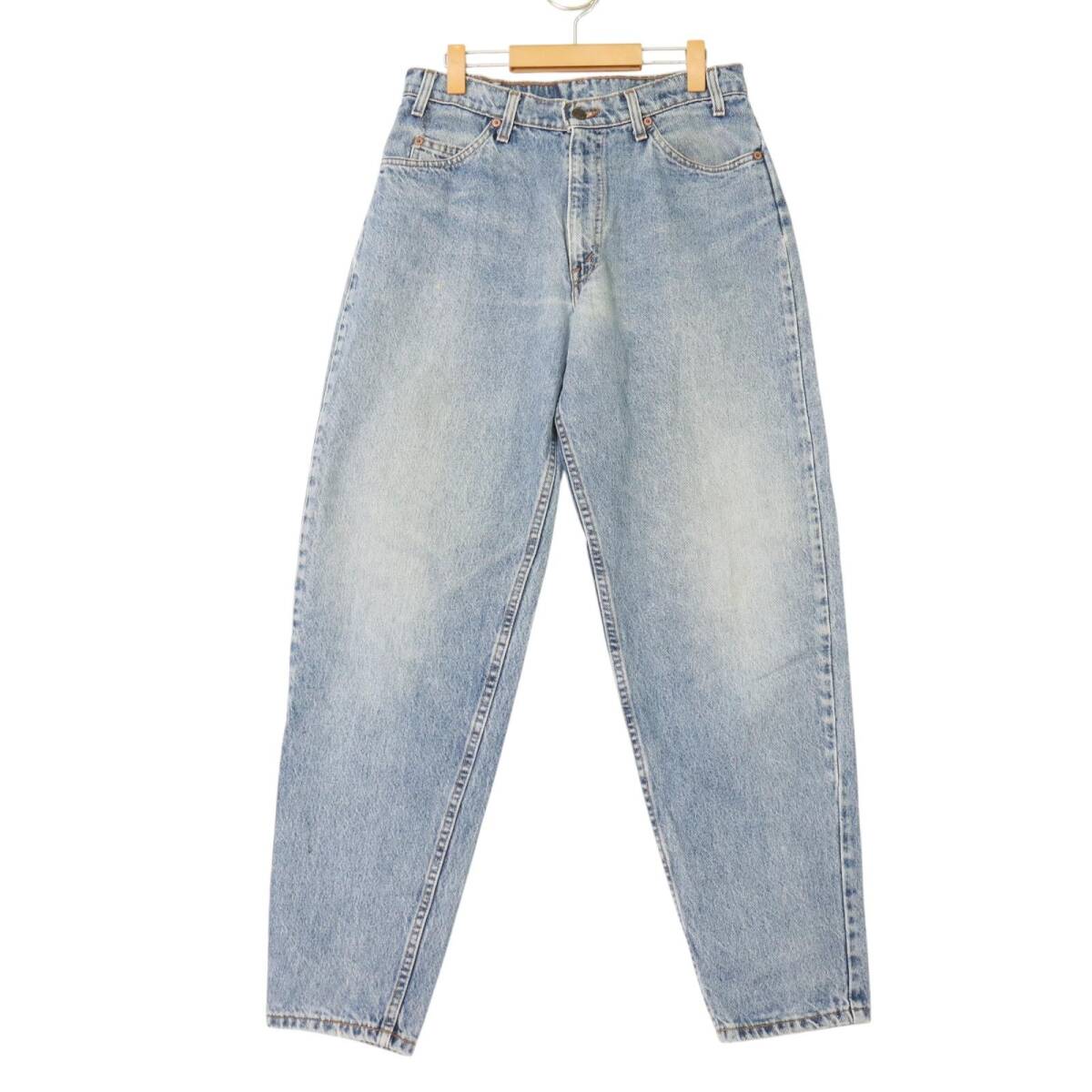 90年代 USA製 Levi's リーバイス 560 デニムパンツ ライトブルー (メンズ W32 L32) 中古 古着 A3579拍卖