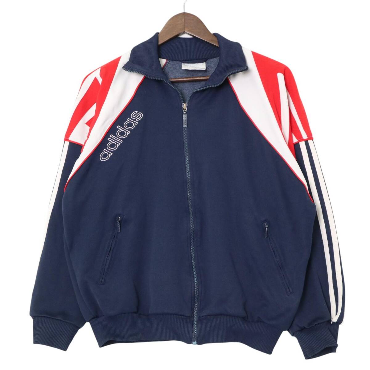 80年代 adidas アディダス トラックジャケット スポーツ ネイビー (メンズ S) 中古 古着 A3628拍卖