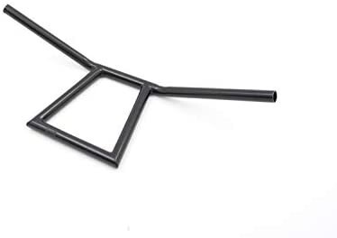 ロー Tバー ハンドル アタックバー ロボハン ロボットハンドル ハンドルバー ブラック 汎用 1インチ 25.4mm 256拍卖