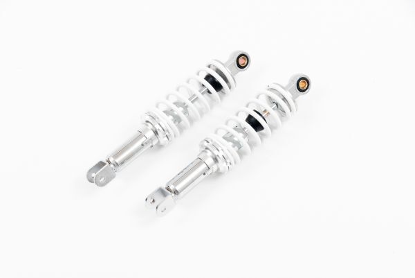 280mm リアサスペンション 汎用品 白 コの字 マジェスティ125 シグナスX BW'S ローダウン 557拍卖