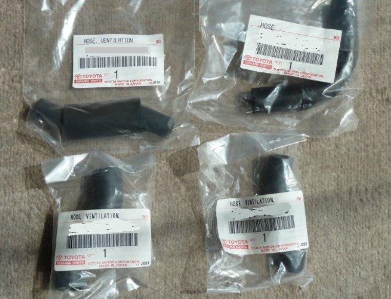 ★4点セット★純正部品 新品 未使用 アリスト 2JZGTE JZS161 ベンチレーション ホース スープラ JZA80 トヨタ★TOYOTA ARISTO SUPRA★拍卖