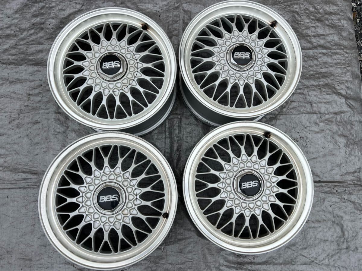 BBS GERMANY A35 16インチ 7.5J +55 PCD114.3 5穴 アルミホイール 4本セット センターキャップ付き拍卖