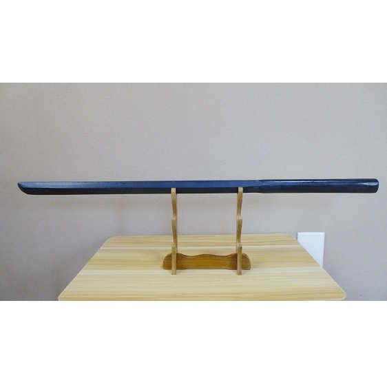 木刀 85cm 黒刀 直刀 忍者刀 護身術 訓練 練習 稽古 観賞用 コスプレ拍卖