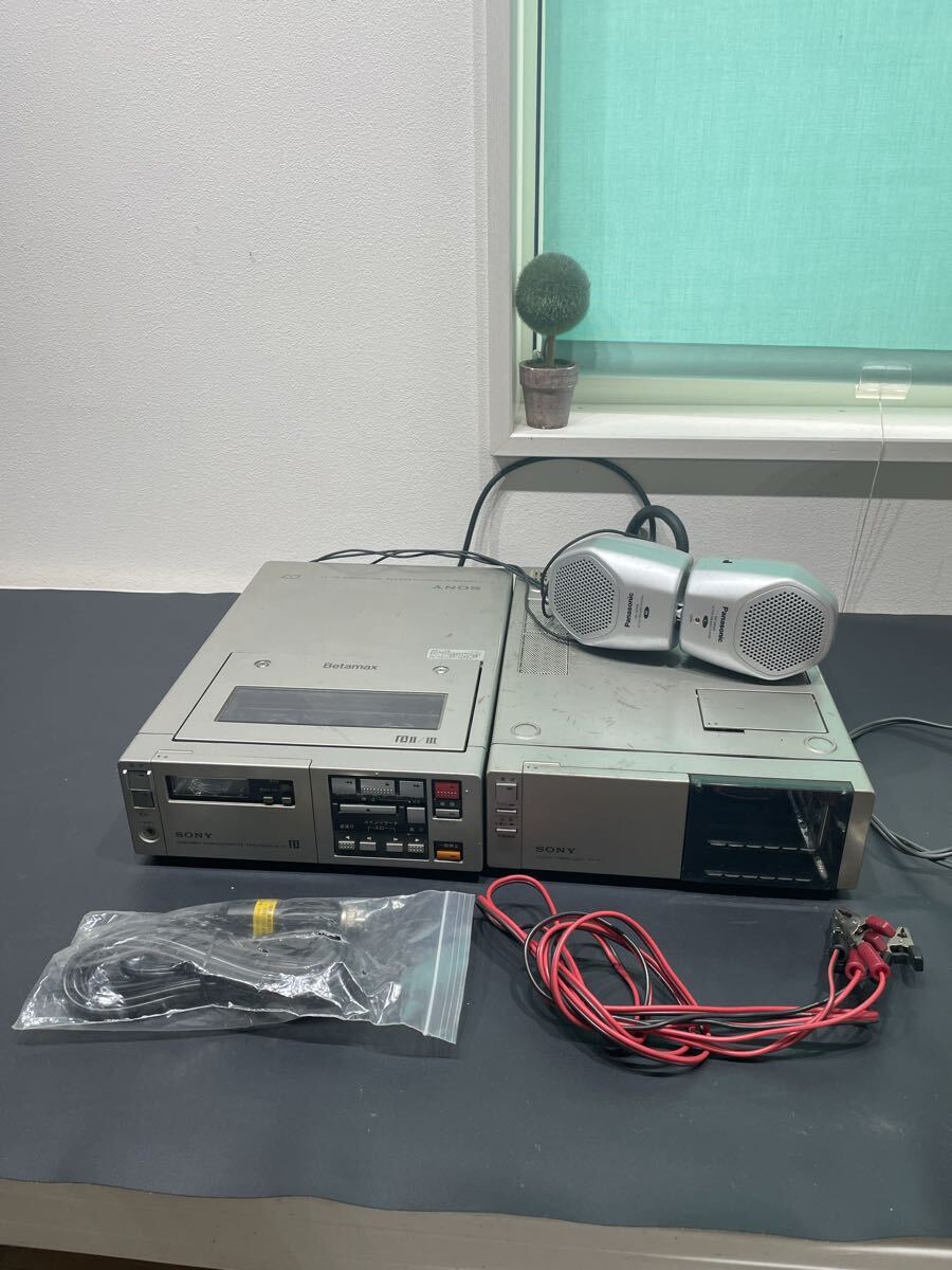 9.26.10.3 通電不可 ジャンク Panasonic RP-SP28ACTIVE SPEAKER SYSTEM SONY TUNER TIMER UNIT TT-F1 ベータSL- F1拍卖