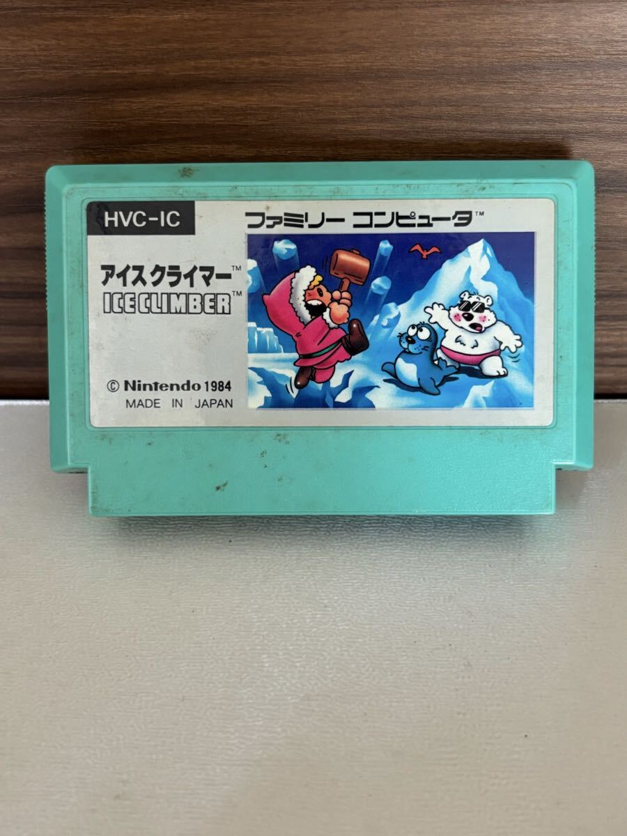 9.30.10、7 ゲームタイトル 詳細未確認ジャンク ネコポス お120 名前記載あり  アイスクライマー ファミコン拍卖