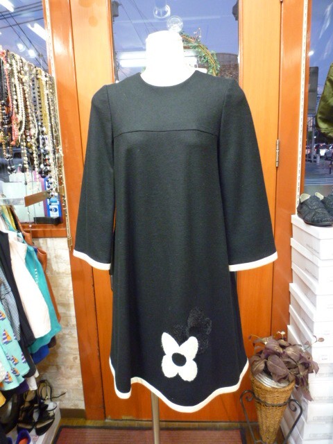 【1028-9】M'S GRACY 日本製 お花ワンピース サイズ38拍卖