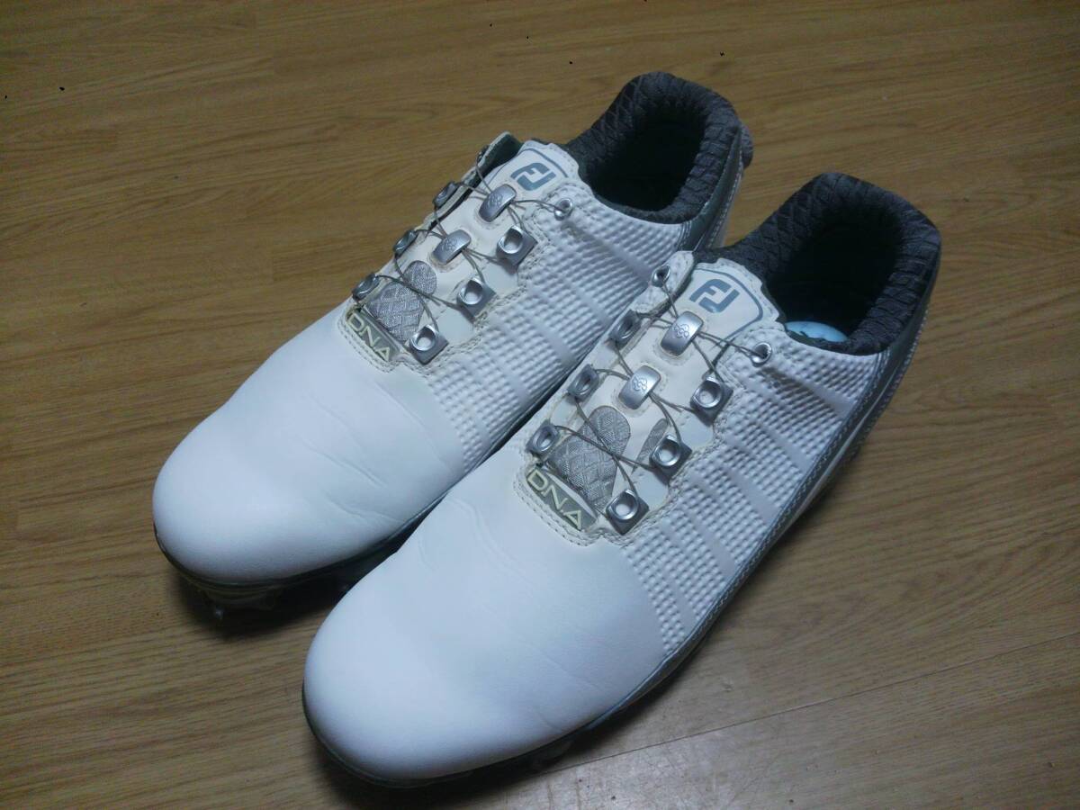 ★美品★FootJoy フットジョイ ゴルフシューズ DNA Boa 53301J 24.5㎝ 5564-19拍卖