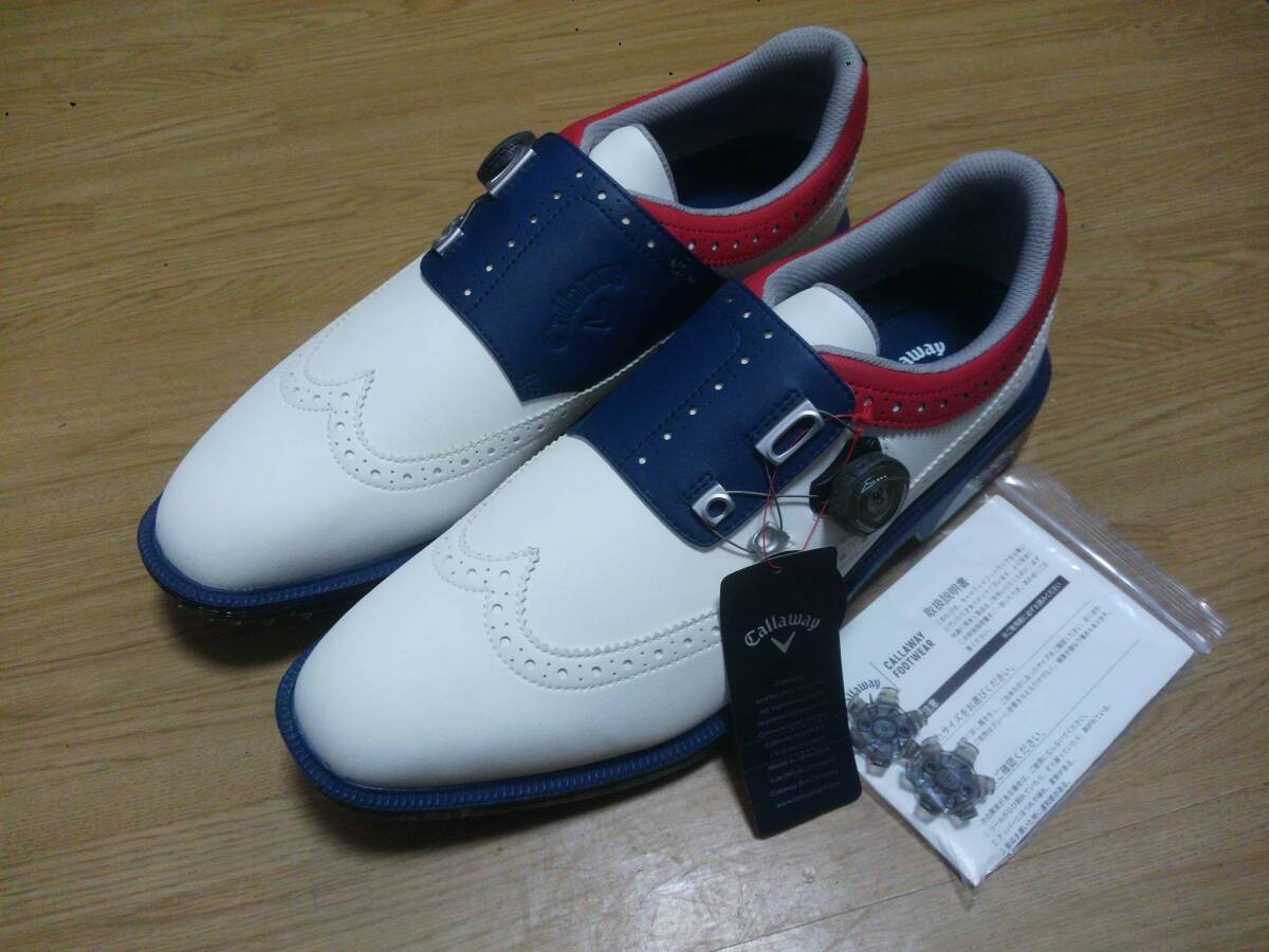 ★新品未使用タグ付★Callaway キャロウェイ ゴルフシューズ TOURPRECISION BOA 18 28.0㎝ 55-58拍卖