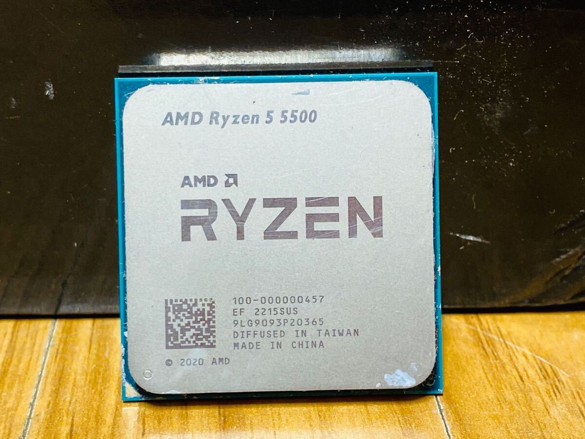 (1162) AMD RYZEN 5 5500 CPU 100-000000457 現状渡し PCパーツ 動作確認済み拍卖