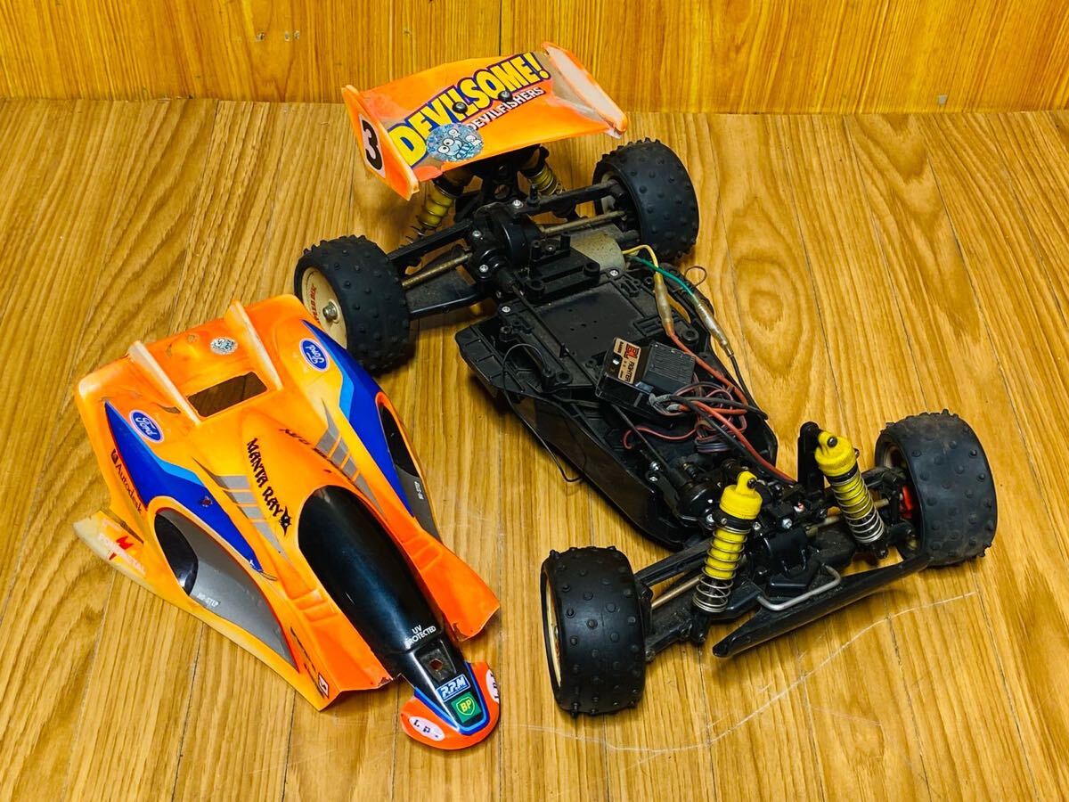 (1166) TAMIYA タミヤ 電動RCカー マンタレイ オフロードバギー 動作未確認 現状渡し拍卖