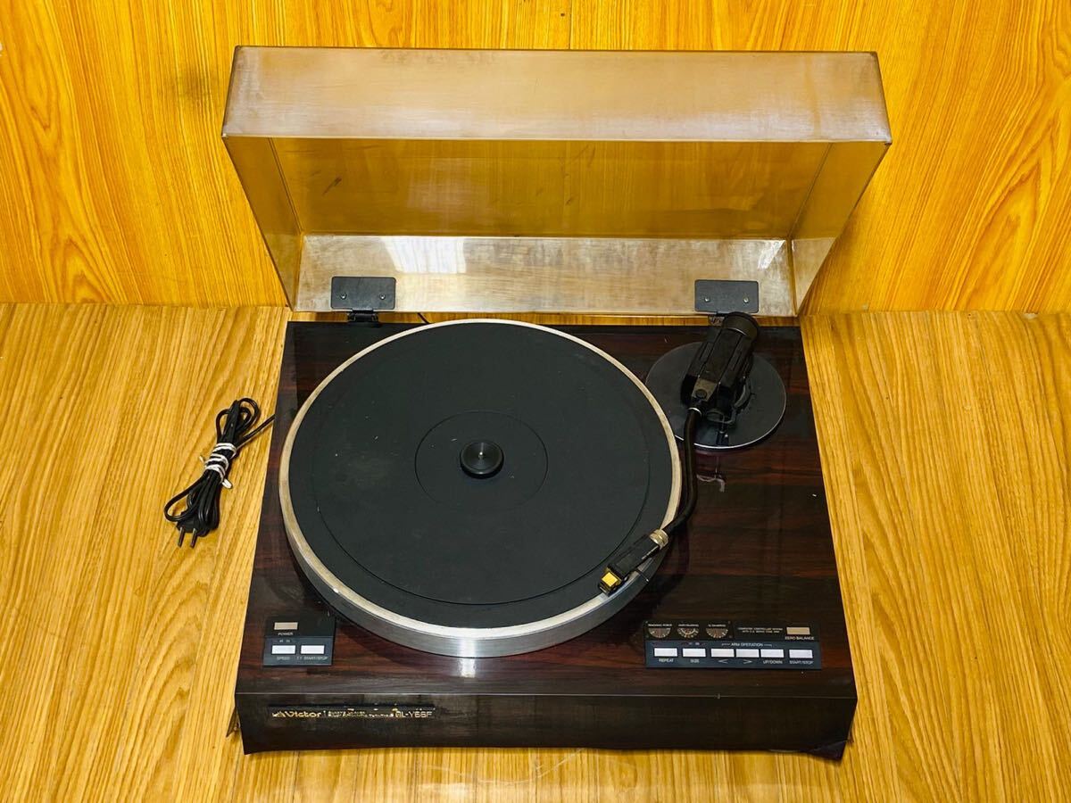(1175) Victor ビクター 音響機器 レコードプレーヤー ターンテーブル AL-Y66F 動作確認済み拍卖