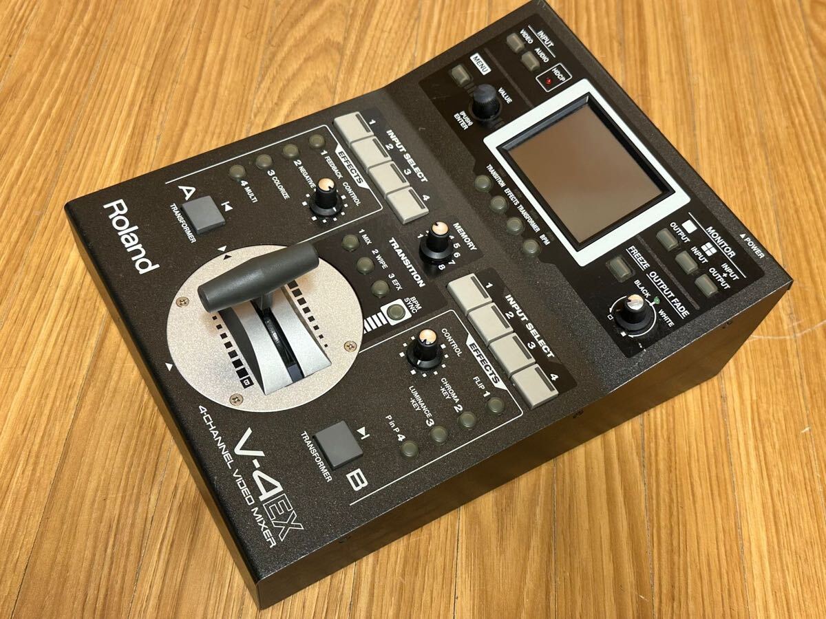 (1181)Roland ローランド 4CH VIDEO MIXER V-4EX 動作確認済み ※電源ケーブルは付属しません拍卖