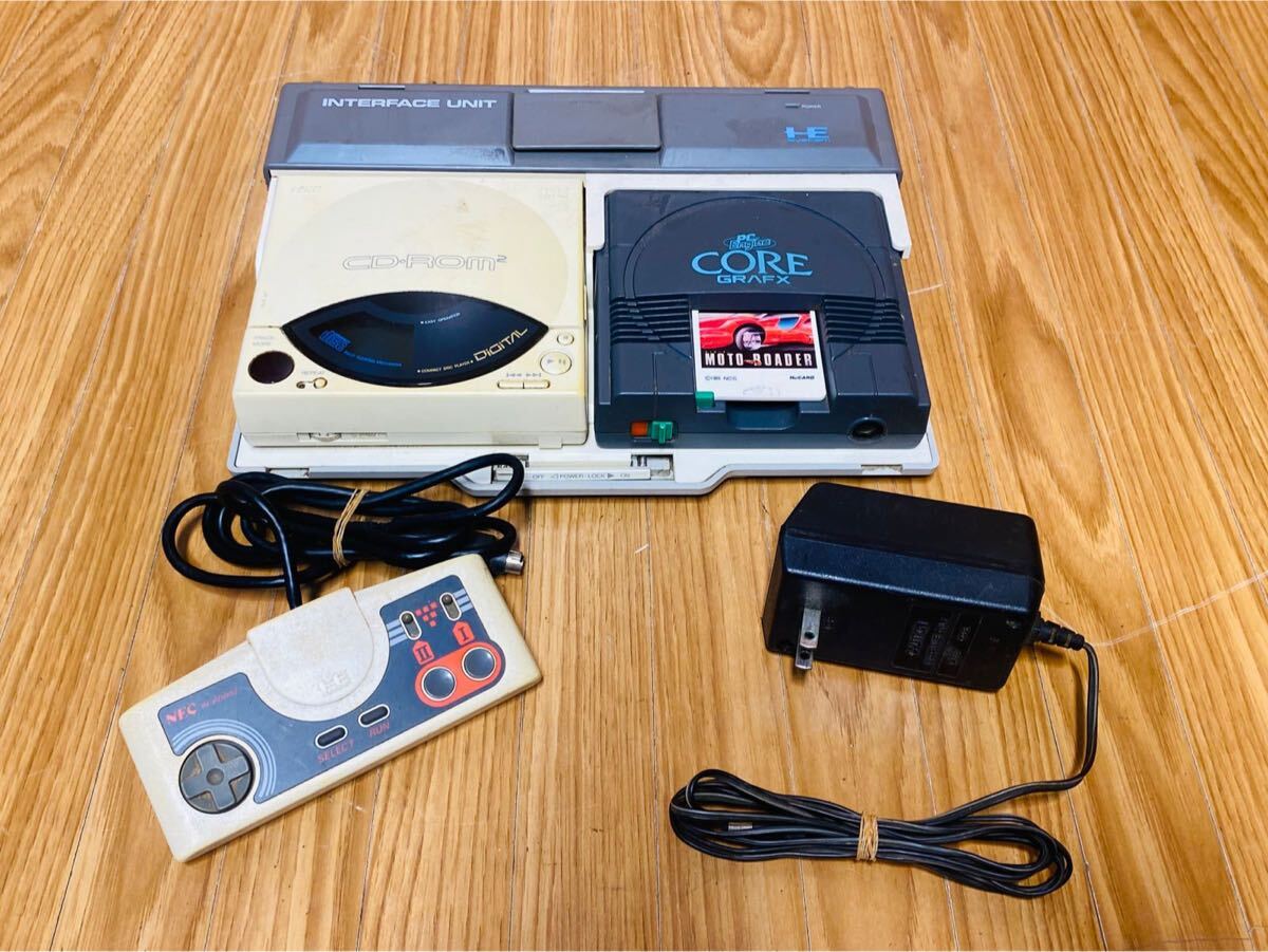 (1223) NEC PCEngine CORE GRAFX/ CD-ROM2/ インターフェースユニット 動作品拍卖