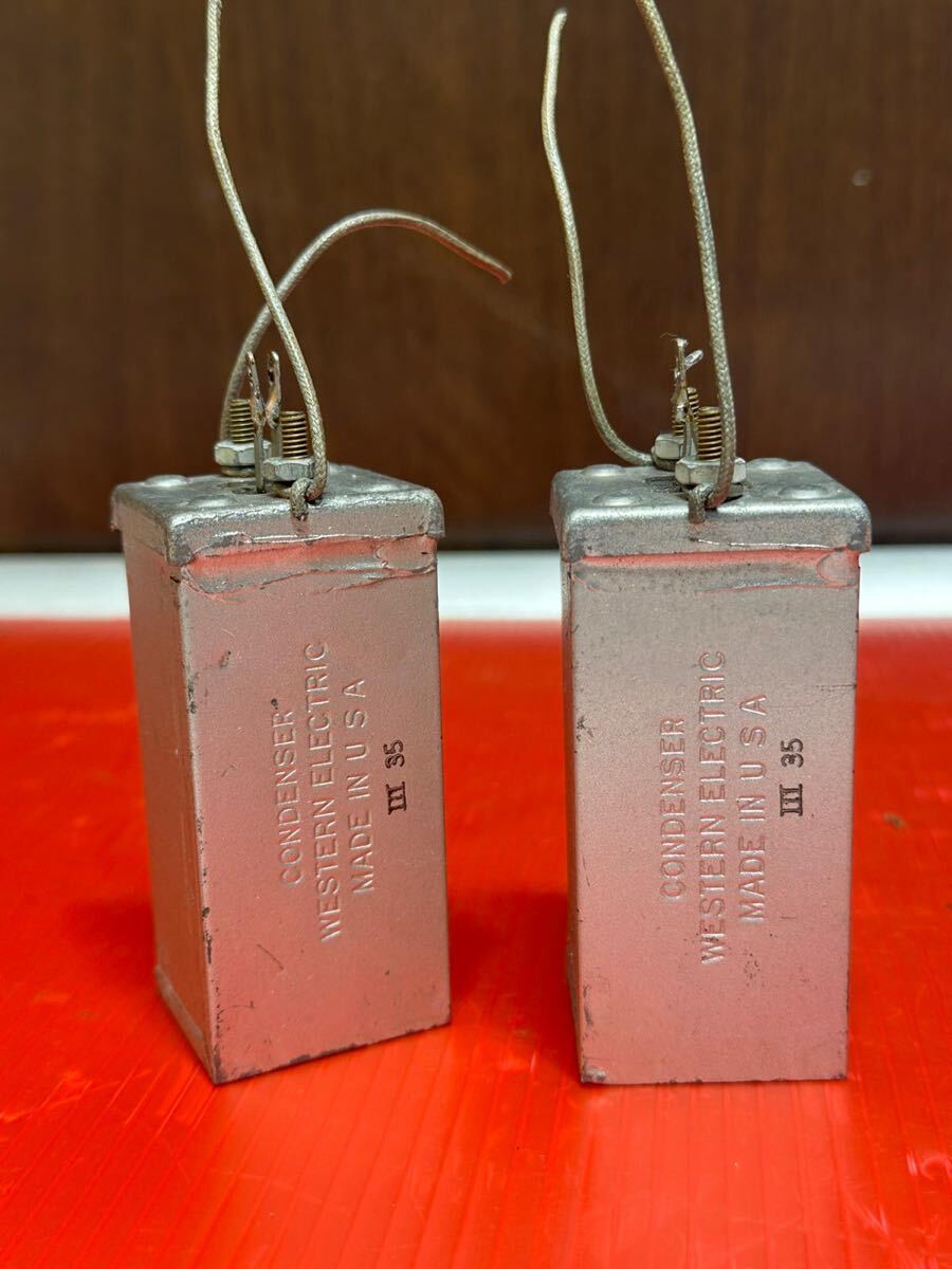(963) コンデンサー ウエスタンエレクトリック Western ElectricMade in USA III 35 現状渡し拍卖