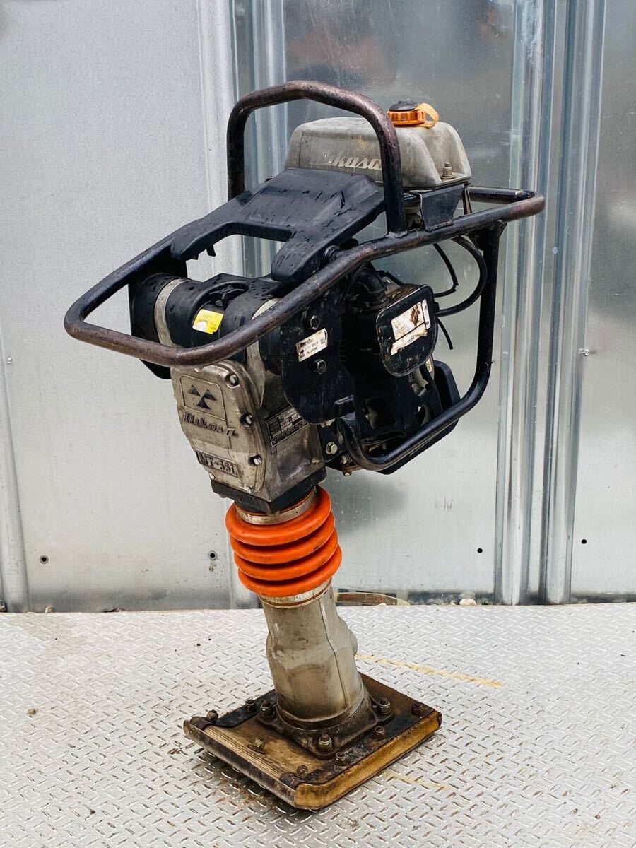 (1126) MIKASA ミカサ 三笠産業 転圧機 タンピングランマー ランマー MT-55L 動作確認済み拍卖