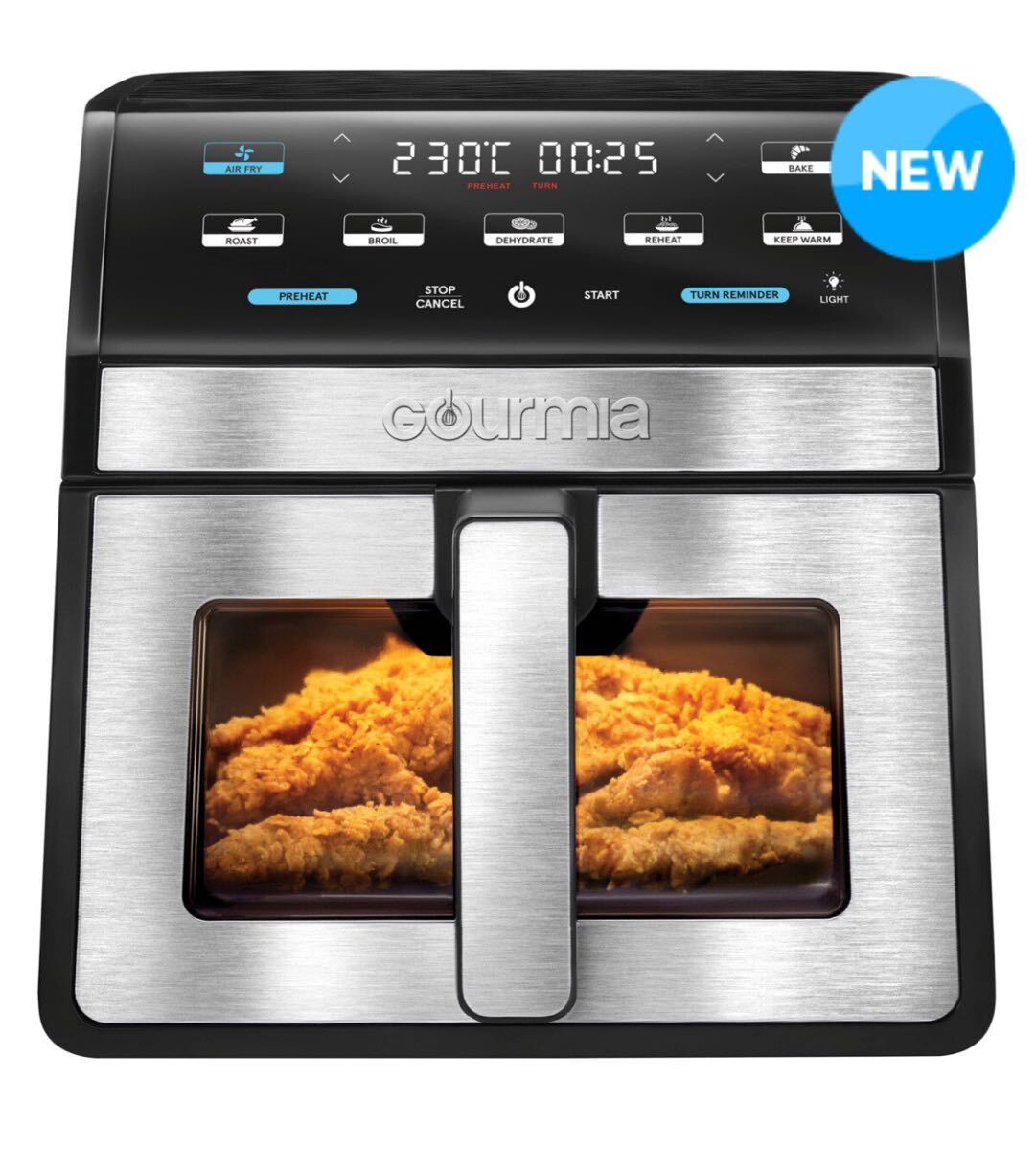 【新品未開封】 GOURMIA グルミア デジタル エアーフライヤー 7.6L GAF858 レシピ付き 揚げ物 簡単 調理器具 AIR FRYER 大容量 時短料理拍卖