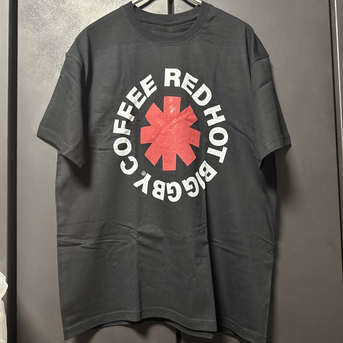 RED HOT CHILI PEPPERS _ RED HOT BIGGBY COFFEE Tour2015 T_shirts XL Tagless RHCP レッチリ コラボ RATM KORN ROCK 拍卖