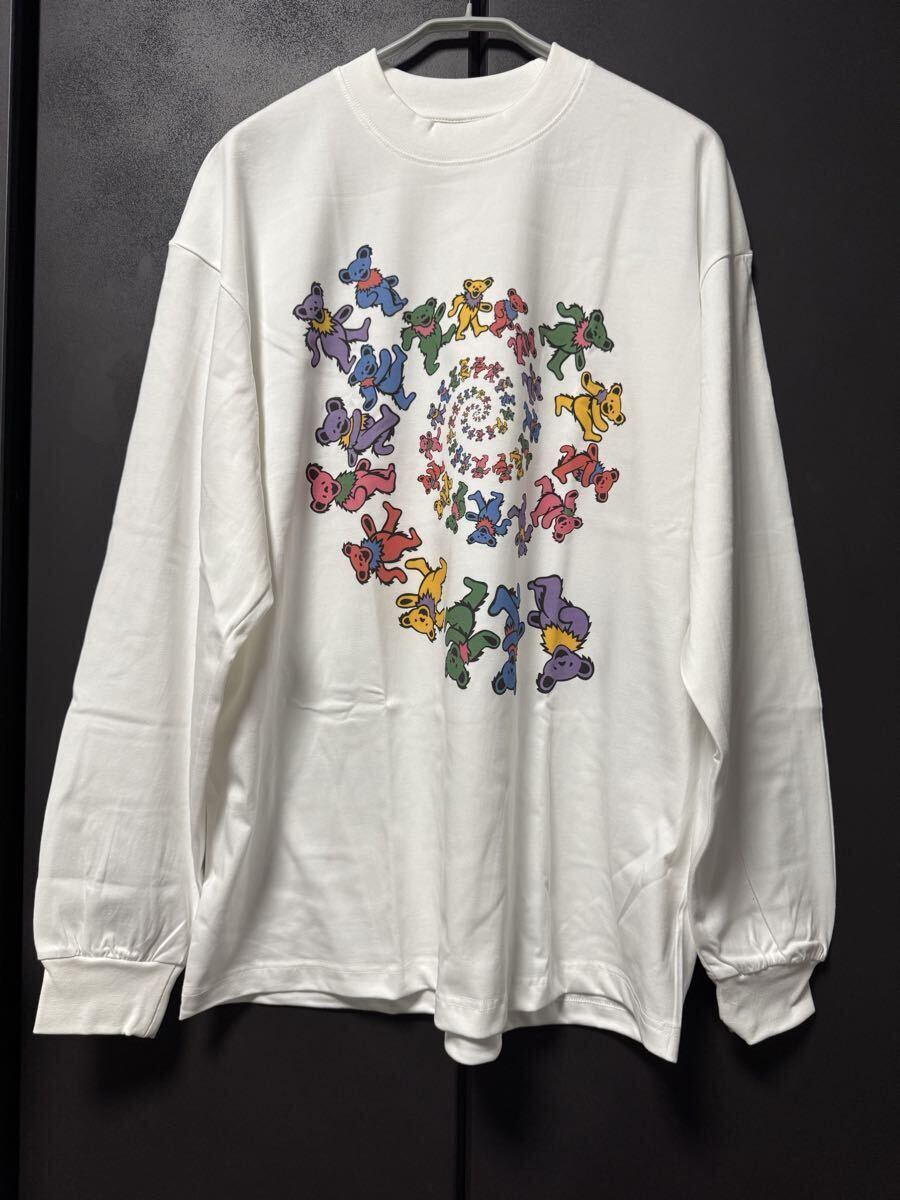 GRATEFUL DEAD _ Dead Bear Long-Sleeve T_shirts XL Tagless グレートフルデッド psychedelic hippie San Francisco Rock Skull & Rose拍卖