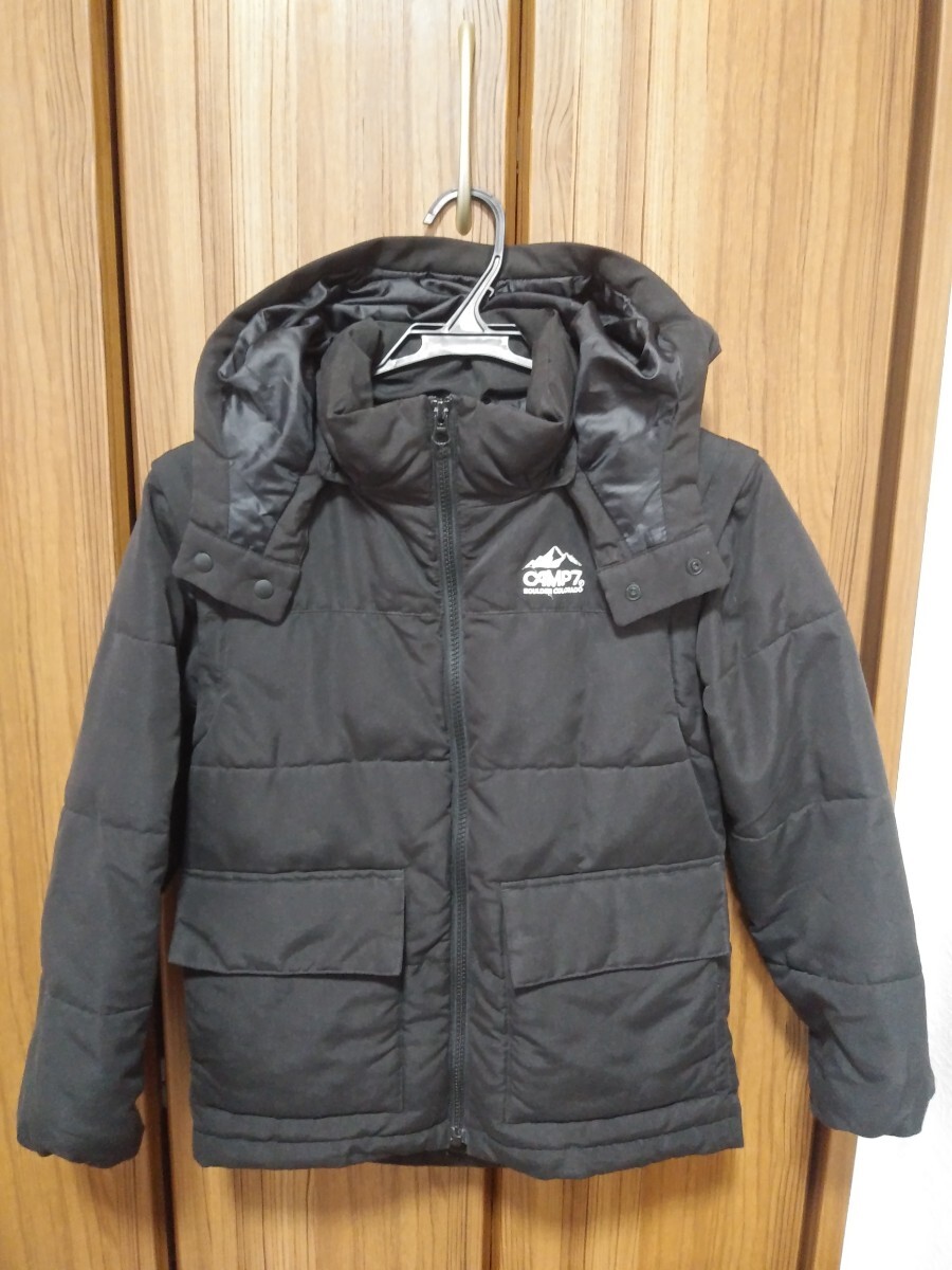 ★CAMP7ジュニアダウンジャケット超美品/サイズ140★ 拍卖