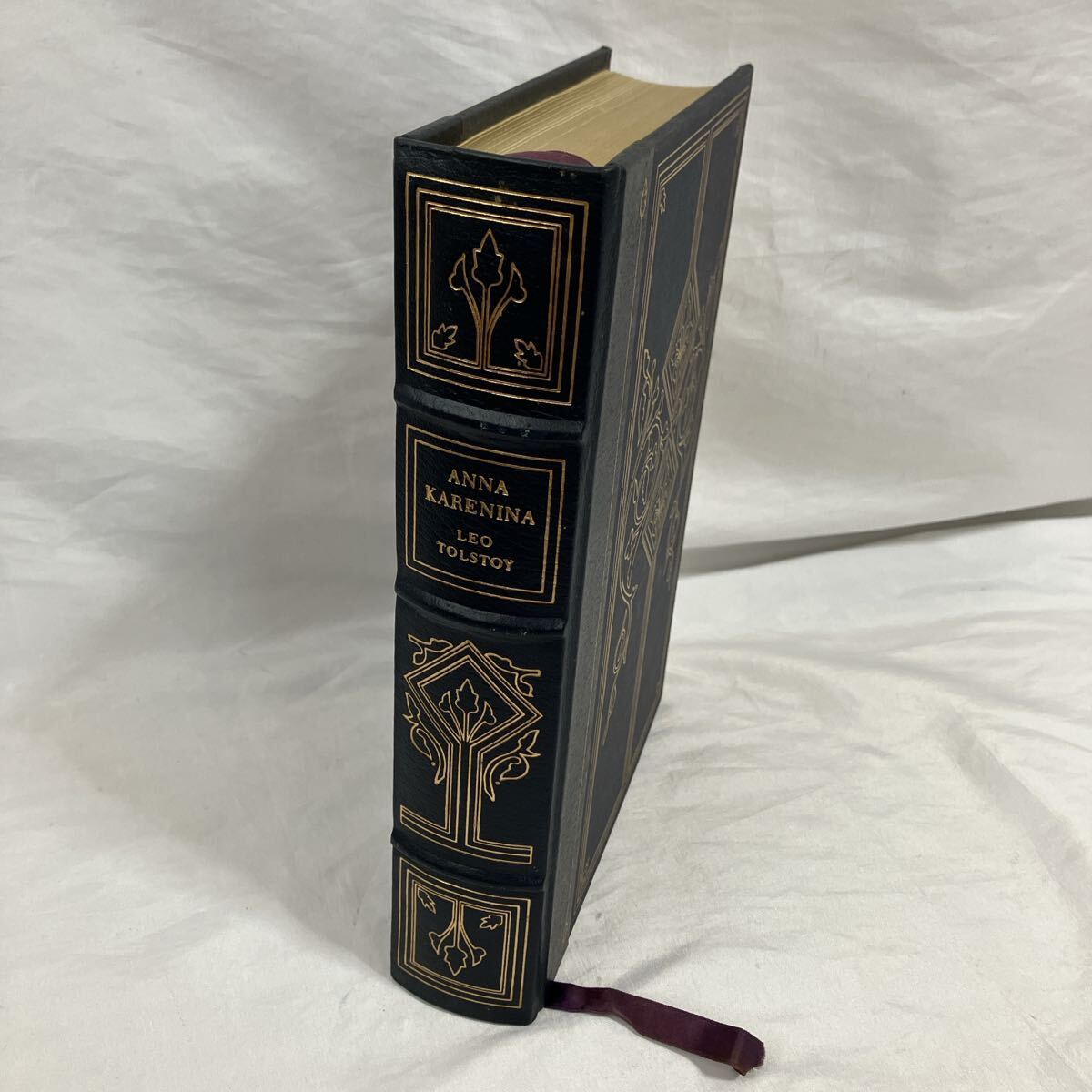 希少 美品 フランクリン・ライブラリー ANNA KARENINA『アンナ カレーニナ』 LEO TOLSTOY レフ トルストイ 洋書 三方金拍卖