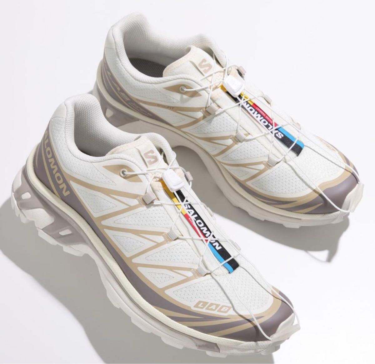 SALOMON サロモン スニーカー XT-6 Vanilla-Ice/Iron/Etherea 22.5 レディース トレイル拍卖