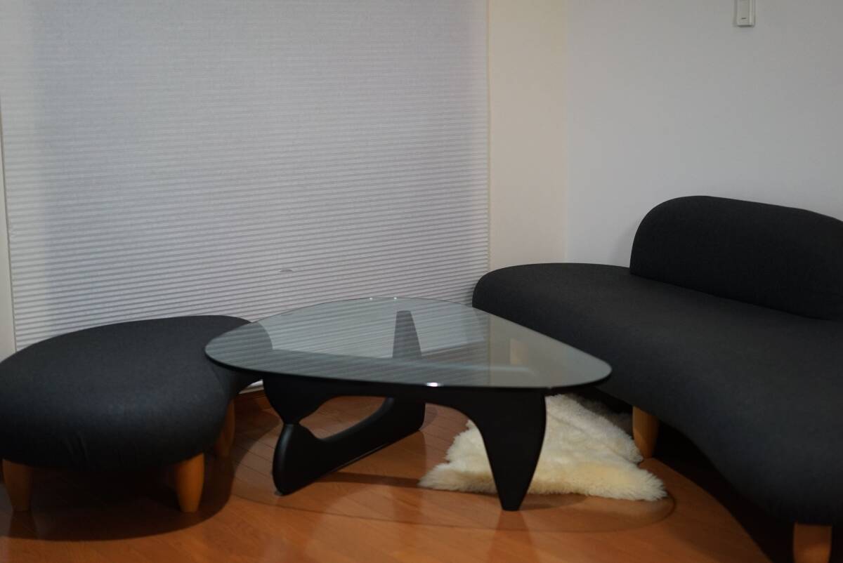イサム ノグチ オットマン フリーフォーム ソファ Freeform Sofa Isamu Noguchi Vitra 中古 家具 オットマンのみ拍卖