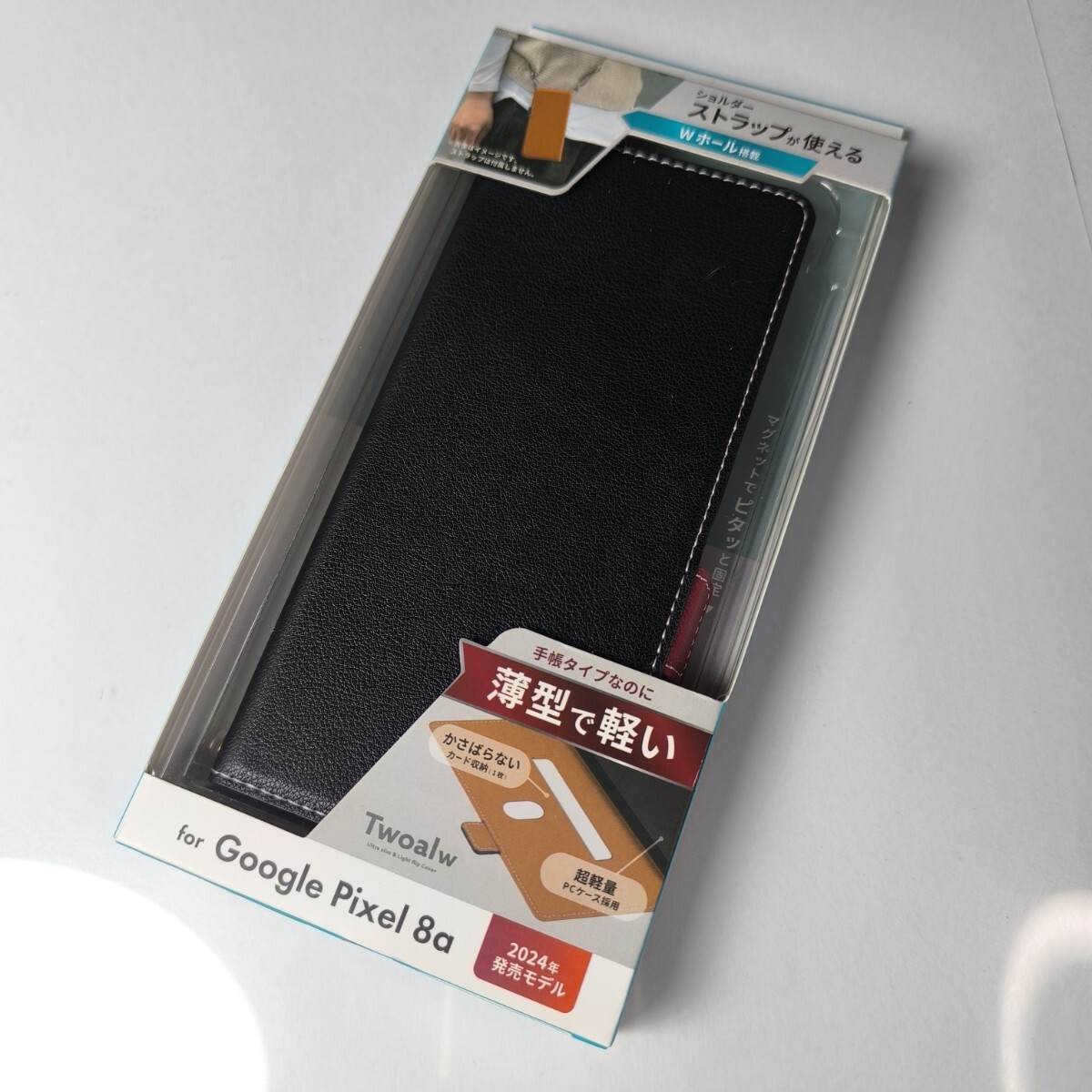 Google Pixel 8a 手帳型ケース ブラック 1164拍卖