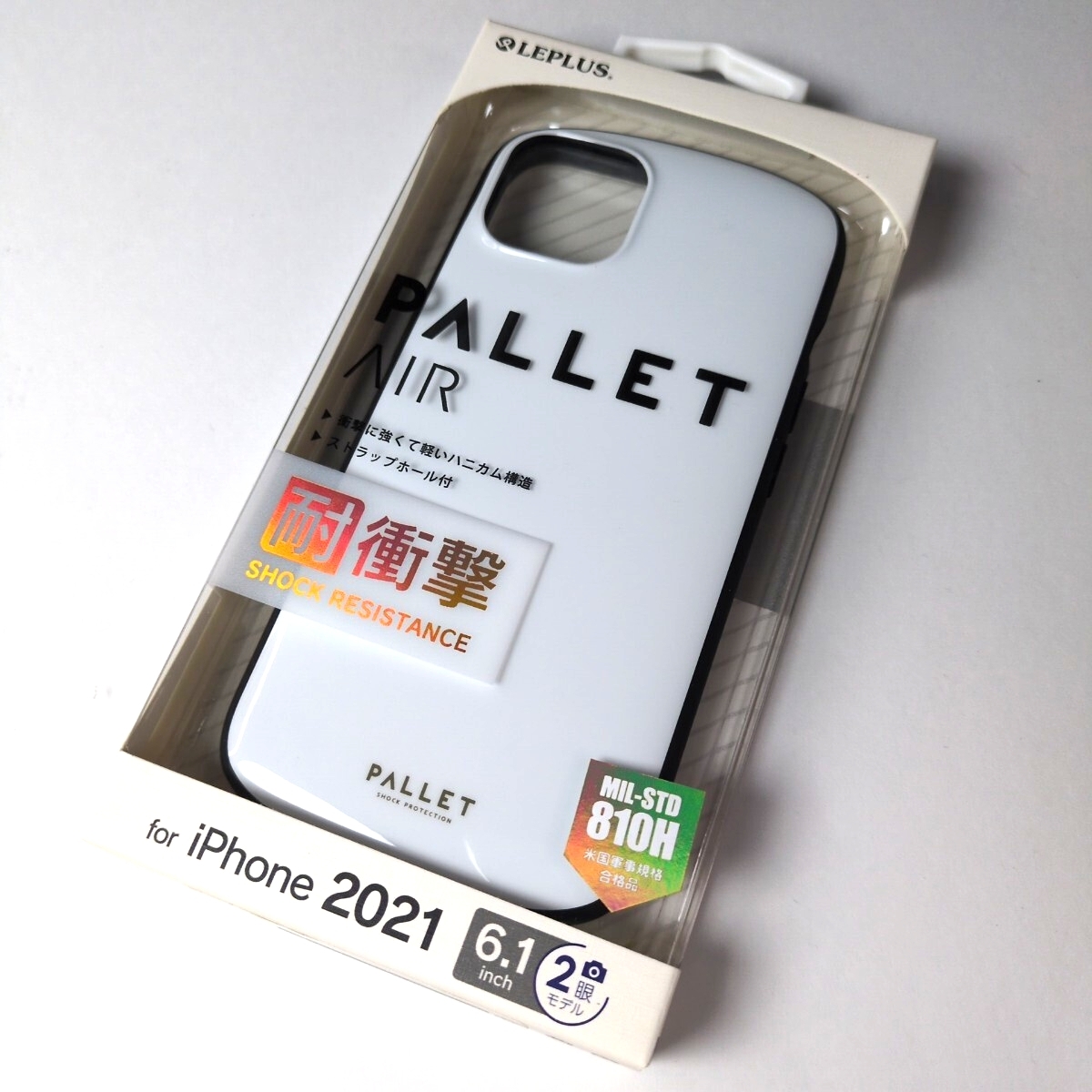 iPhone 13 薄型軽量 耐衝撃ハイブリッドケース ホワイト 1626拍卖