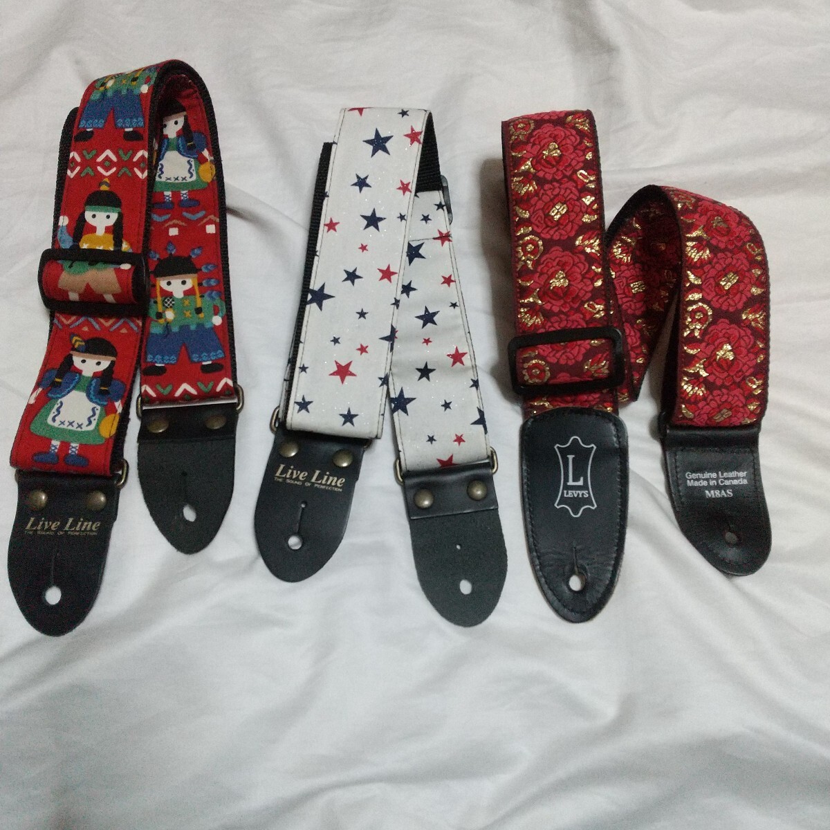 ギターストラップ LiveLine LEVY'S 3本拍卖