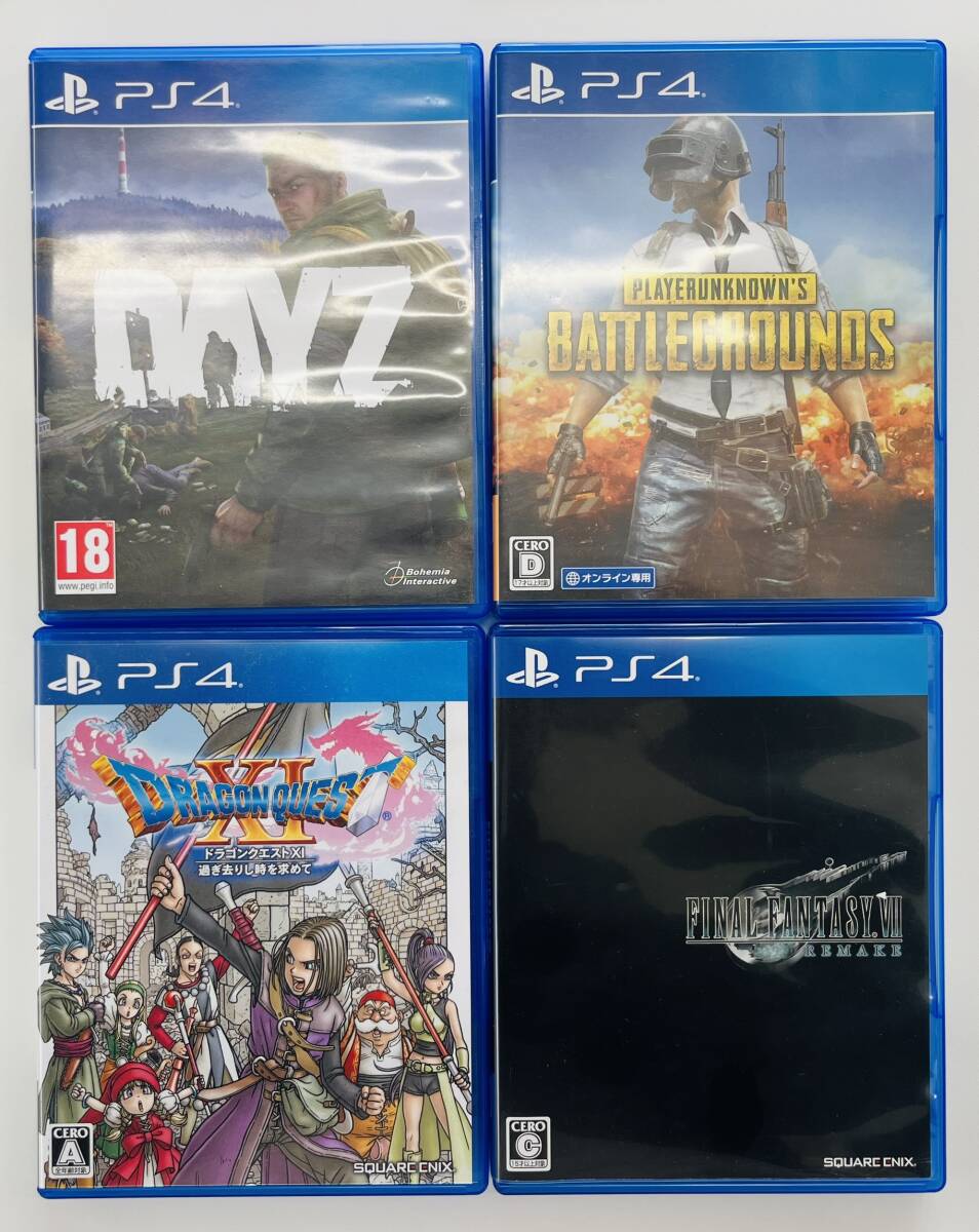 PS4ソフト/4まとめ/ファイナルファンタジー/ドラクエ/DAYZ/BATTLEGROUNDS/拍卖
