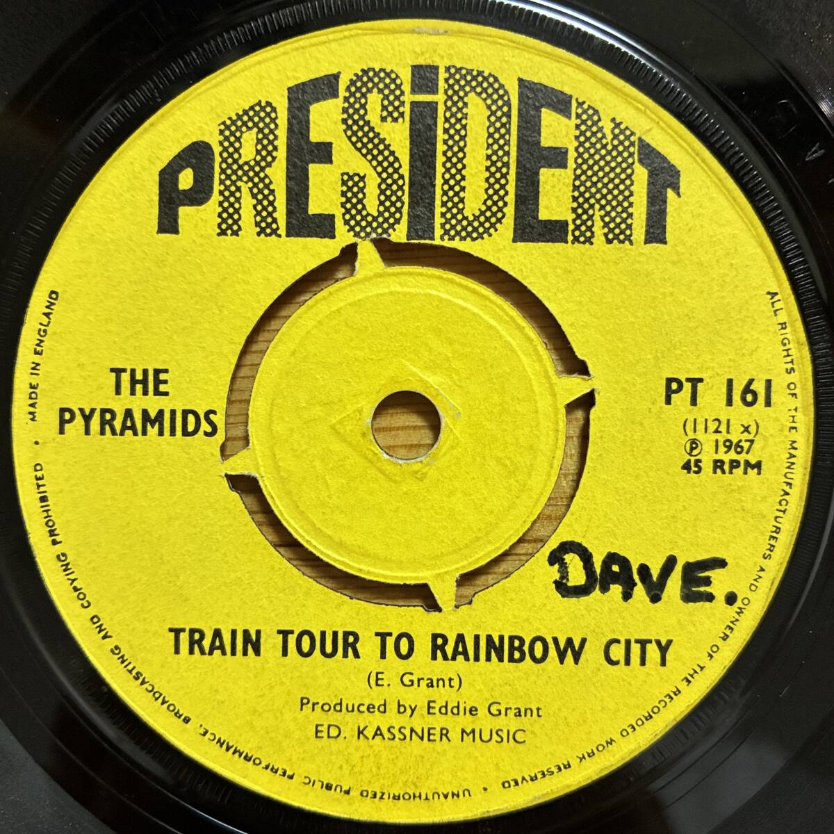 THE PYRAMIDS TRAIN TOUR TO RAINBOW CITY / JOHN CHEWEY 45's 7インチ拍卖
