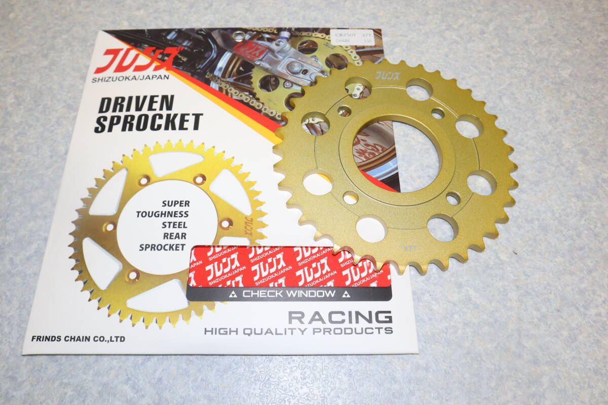 ホーク用 ゴールドスプロケット 530-37T 400用 CB250T CB400T CB250N CB400N 4拍卖