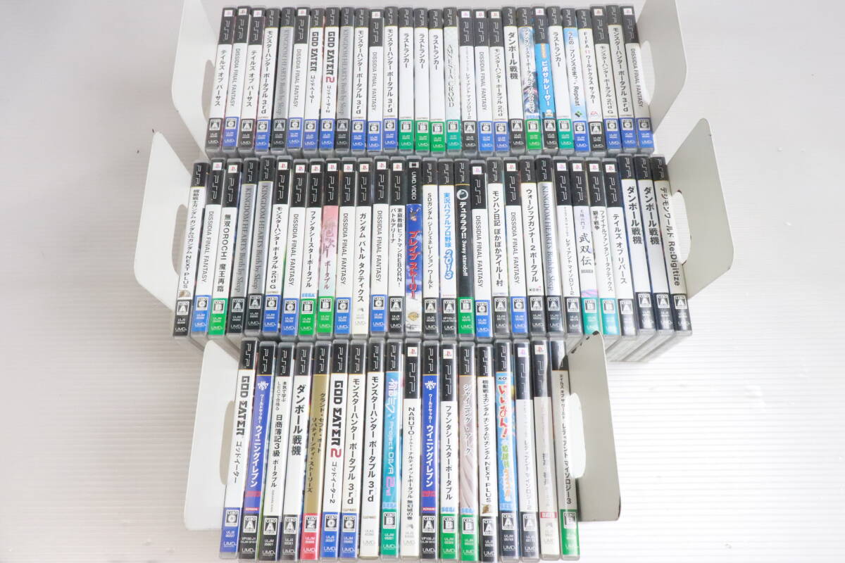 1円~/未検品★PSP用ソフト まとめて75点セット まとめ売り キングダムハーツ ピポサル ガンダム デジモンワールド モンハン N938拍卖