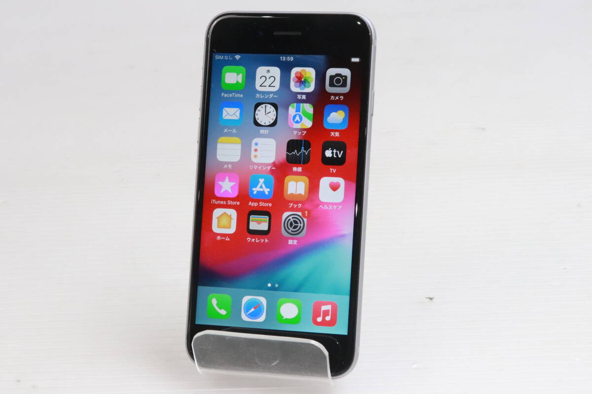 1円~/初期化のみ★Apple アップル iPhone6s 16GB MKQJ2J/A スペースグレイ 利用制限〇 SIMロックなし スマホ N983拍卖