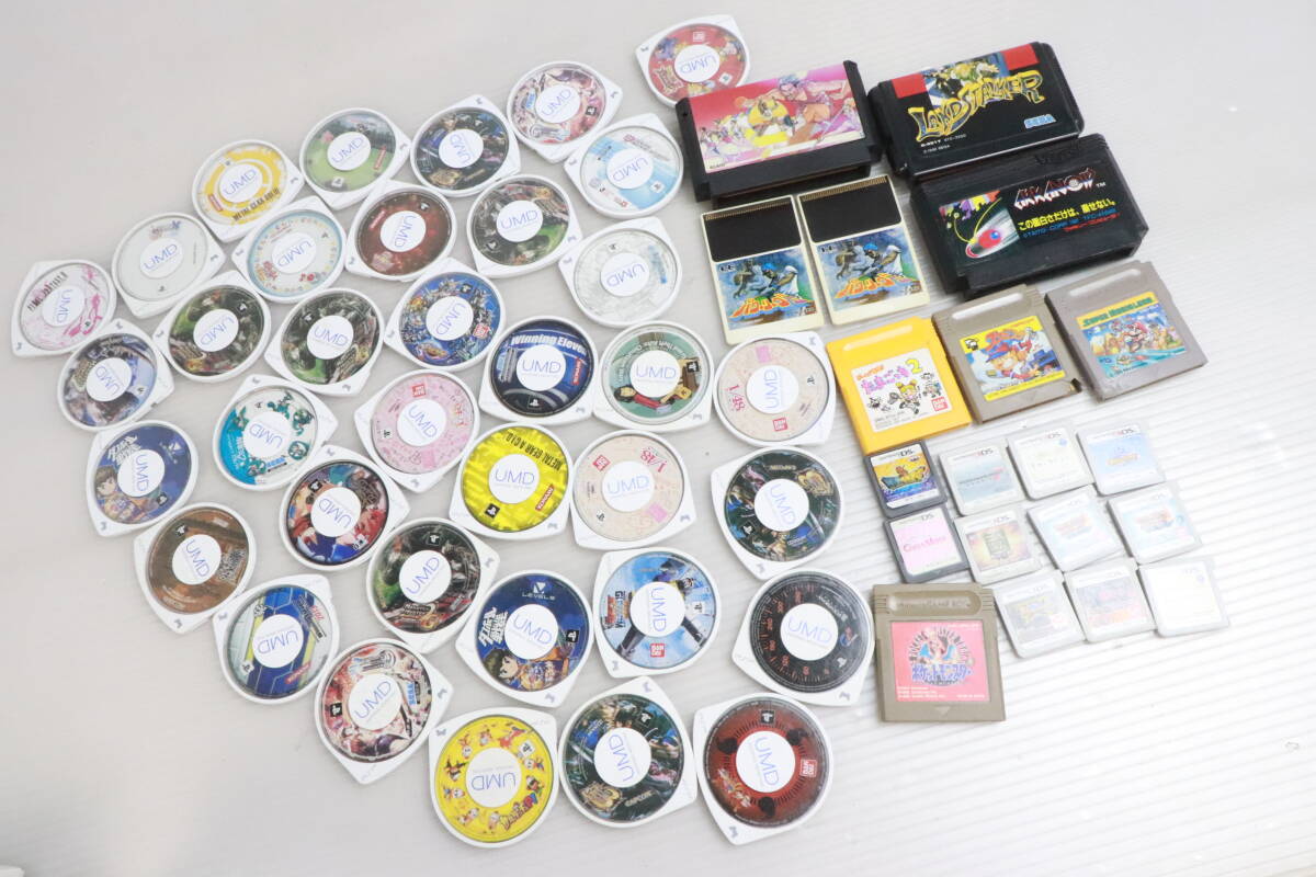 1円~/未検品★ゲームソフト まとめて56点セット まとめ売り PSP FC GB DS 3DS ニンテンドー プレイステーション N996拍卖