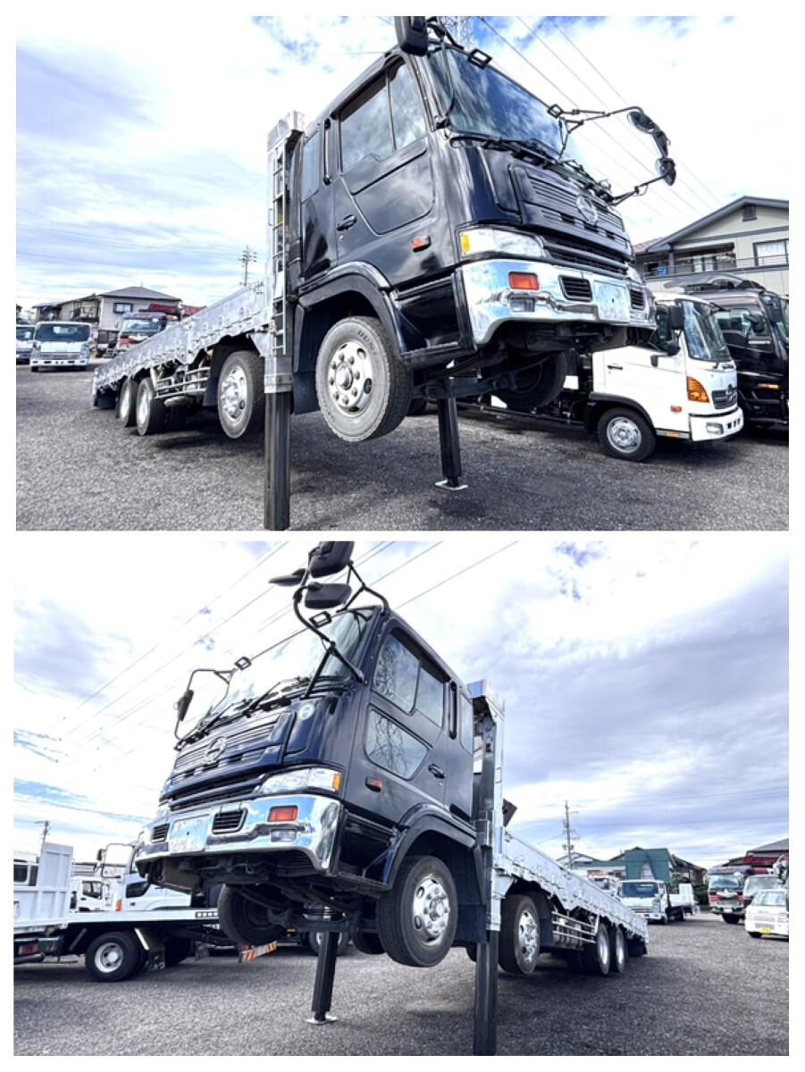 H.14 日野 プロフィア セルフローダー ウインチ ラジコン ターボ アルミブロック 実走行50万km MT 7速 nox.pm適合車 1円〜拍卖